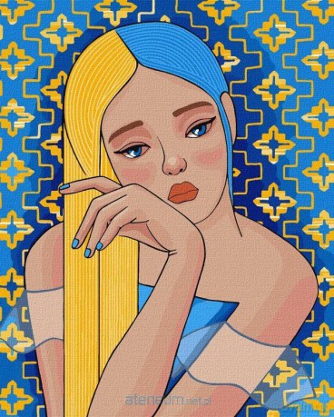 Malowanie po numerach - Niewzruszony 40x50 cm