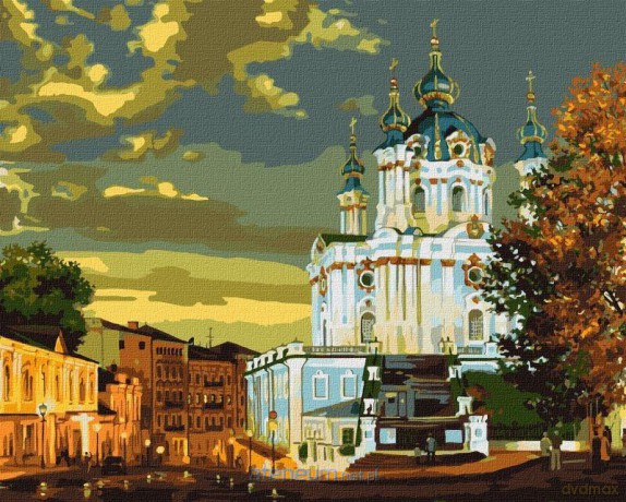 Malowanie po numerach - Zejście Andrzeja 40x50 cm