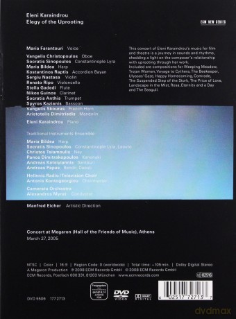 Eleni Karaindrou: Elegy Of The Uprooting [DVD]