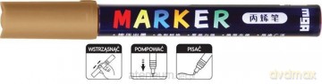 Marker akrylowy 1-2 mm ochra
