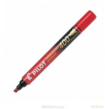 Marker permanentny SCA-400 czerwony (12 szt)