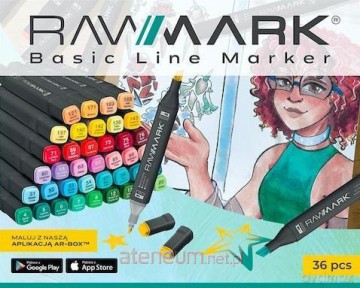 Markery Basic Line 36 szt + 5stron
