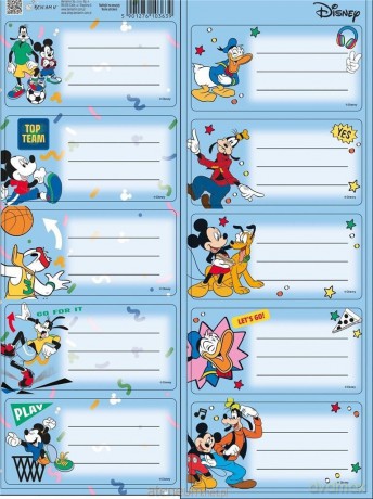 Naklejki na zeszyty Mickey Mouse
