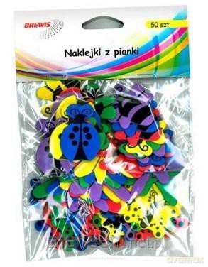 Naklejki z pianki transport 104 szt