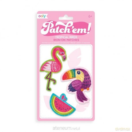 Naprasowanki Patch Em - Tropikalne Ptaki