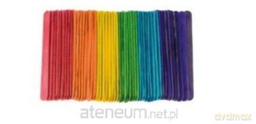 Patyczki kreatywne kolorowe 17,8 cm 80 szt