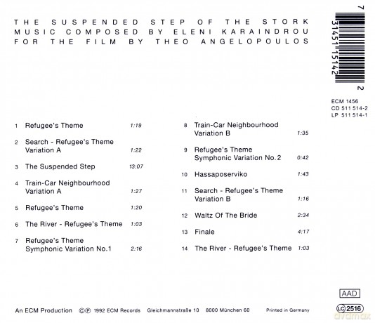 Eleni Karaindrou: The Suspended [CD]