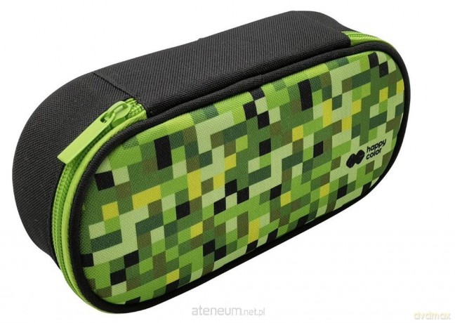 Piórnik saszetka Pixi green owalny
