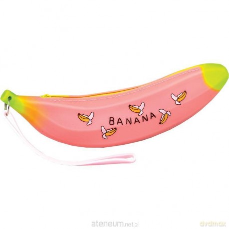 Piórnik silikonowy Banan