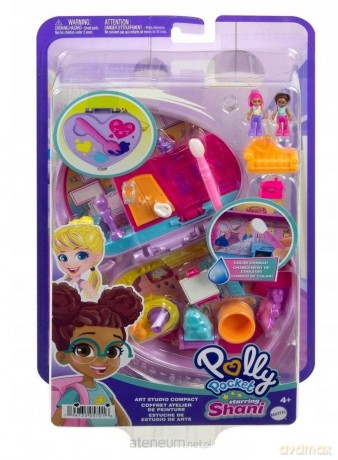 Polly Pocket. Art Studio Compact [FIGURKA]