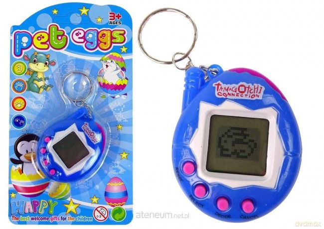 Tamagotchi w jajku zwierzątko niebieskie