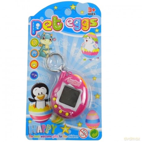 Tamagotchi w jajku zwierzątko różowe