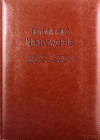 Terminarz Nauczyciela 2023/2024 A4 Tyg Nebraska [KALENDARZ]