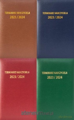 Terminarz Nauczyciela 2023/2024 A5 Dn Vinyl MIX [KALENDARZ]