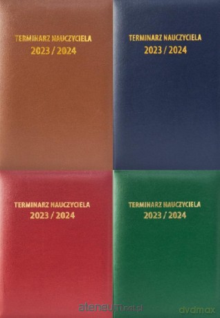 Terminarz Nauczyciela 2023/2024 A5 Tyg Vinyl MIX [KALENDARZ]