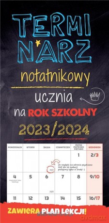 Terminarz Ucznia B6 Dn Perła MIX [KALENDARZ]