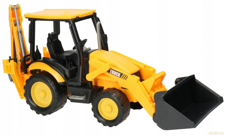 Traktor z koparką
