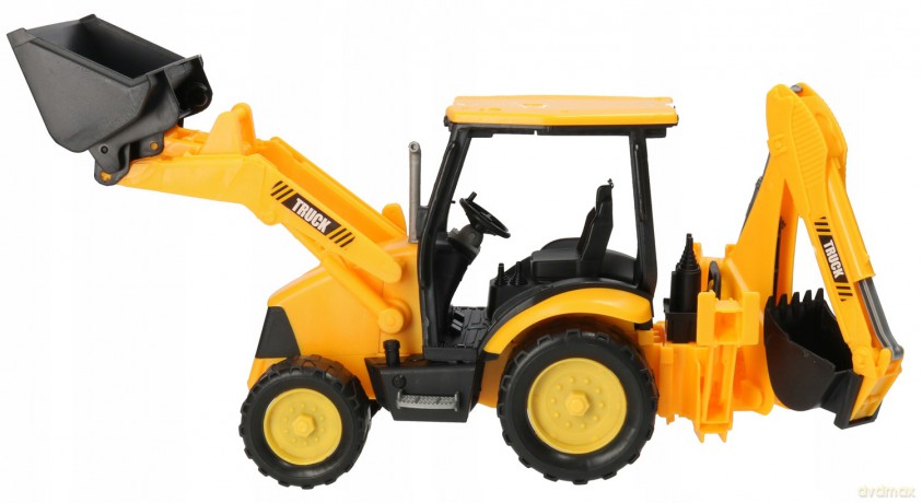 Traktor z koparką