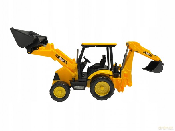 Traktor z koparką