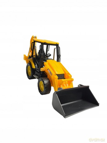 Traktor z koparką