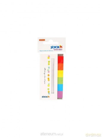 Zakładki indeksujące 45x15mm neon rainbow 180k.