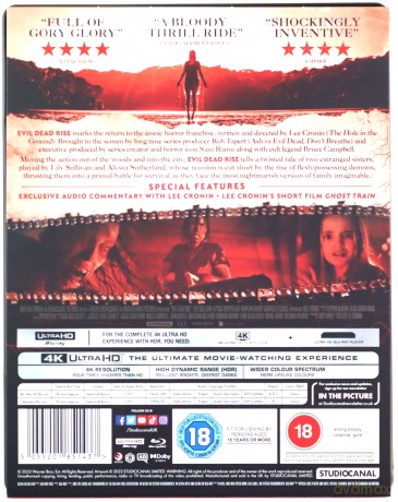 Evil Dead Rise (Martwe zło: Przebudzenie (steelbook)) [Blu-Ray 4K]+[Blu-Ray]