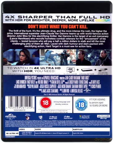 Hard Target (Nieuchwytny cel) [Blu-Ray 4K]
