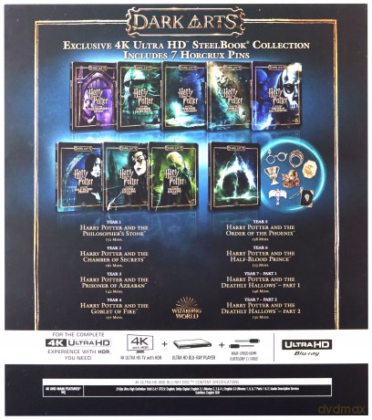 Harry Potter: Dark Arts Collection (steelbook) [8xBlu-Ray 4K]