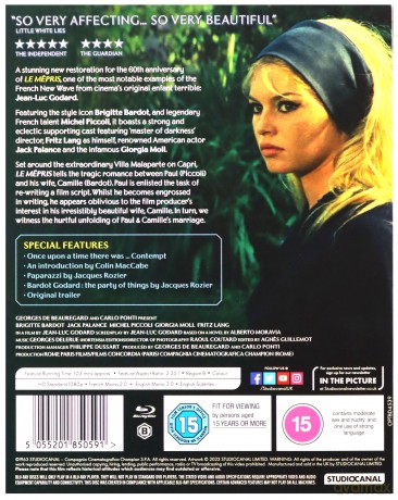 Le Mepris (Pogarda) [Blu-Ray]