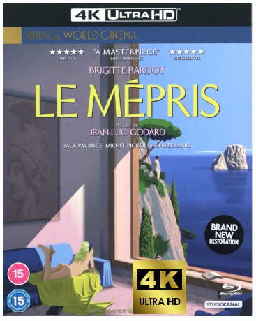 Le Mepris (Pogarda) [Blu-Ray 4K]+[Blu-Ray]