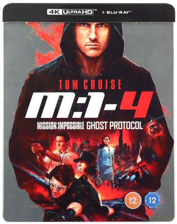 Mission Impossible 4 - Ghost Protocol (steelbook) (Mission: Impossible - Ghost Protocol) [Blu-Ray 4K]+[Blu-Ray]
