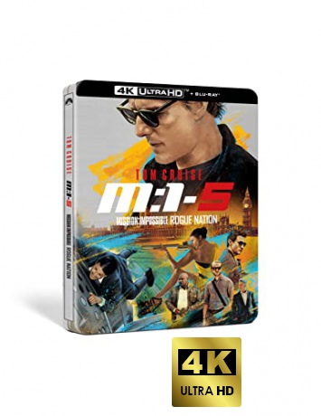 Mission Impossible 5 - Rogue Nation (steelbook) [Blu-Ray 4K]+[Blu-Ray]