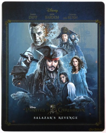Pirates Of The Caribbean - 1 to 5 Movie Collection (steelbook) [Blu-Ray 4K]+[Blu-Ray]