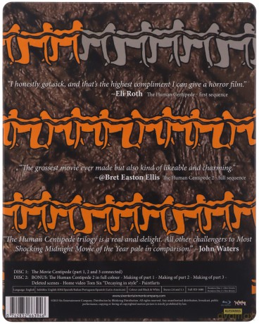 The Human Centipede - The Complete Sequence (steelbook) [Blu-Ray]