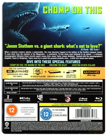 The Meg (steelbook) [Blu-Ray 4K]