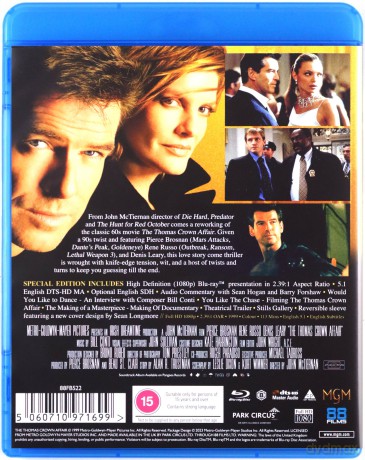 The Thomas Crown Affair (1999) (Afera Thomasa Crowna) [Blu-Ray]