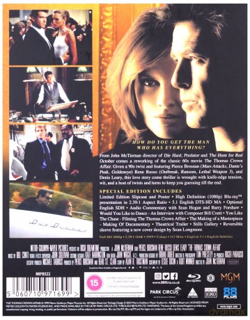 The Thomas Crown Affair (1999) (Afera Thomasa Crowna) [Blu-Ray]