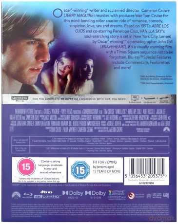 Vanilla Sky [Blu-Ray 4K]+[Blu-Ray]
