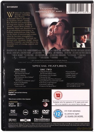 A Beautiful Mind Special Edition (Piękny umysł) [2DVD]
