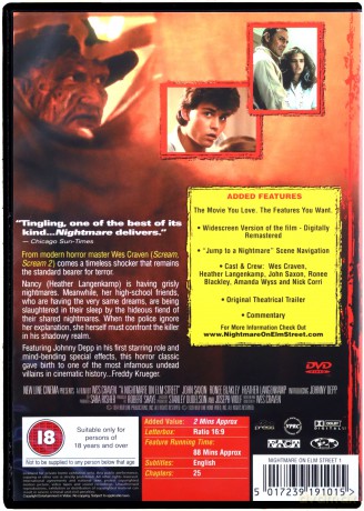 A Nightmare On Elm Street - Part 1 (Koszmar z ulicy Wiązów) [DVD]
