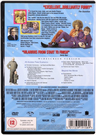 Austin Powers 3 - Goldmember (Austin Powers i Złoty Członek) [DVD]