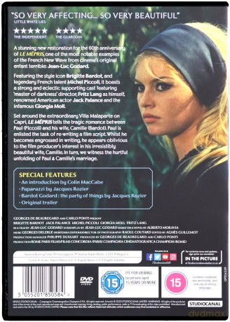 Le Mepris (Pogarda) [DVD]