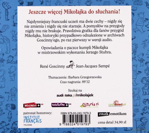 Nieznane Przygody Mikołajka Tw - René Goscinny, Jean-Jacques Sempé  (digipack) [AUDIOBOOK] [CD]
