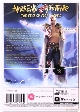 WWE - Cody Rhodes - Legacy Of The American Nightmare [DVD]