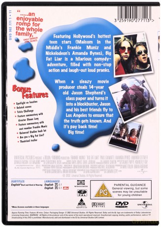 Big Fat Liar (Kłamstwo ma krótkie nogi) [DVD]