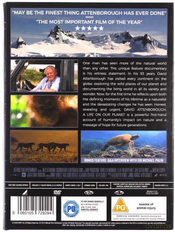 David Attenborough - A Life on Our Planet (David Attenborough: Życie na naszej planecie) [DVD]