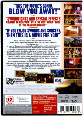 Dungeons and Dragons - The Movie [DVD]