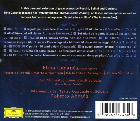 Elina Garanca: Bel Canto [CD]