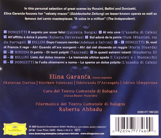 Elina Garanca: Bel Canto [CD]