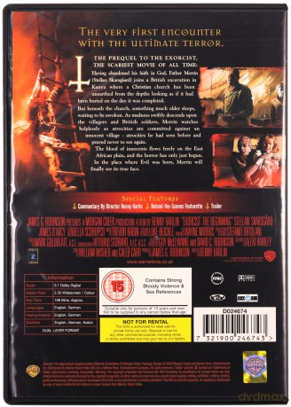Exorcist - The Beginning (Egzorcysta: Początek) [DVD]